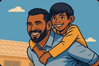 Family finance illustration