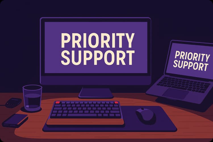 Person receiving financial alerts